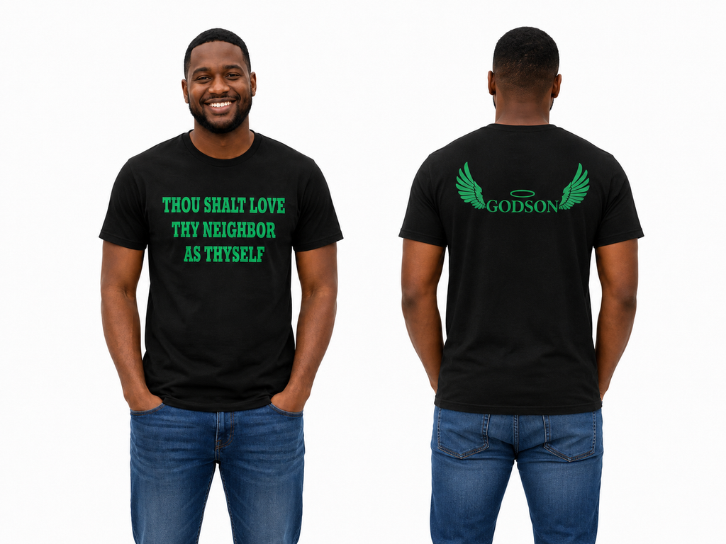 Godson T-Shirt - Thou Shall Love Thy Neighbor